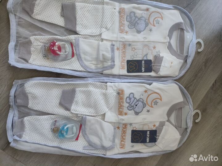 Костюмчик для новорождённых на выписку 6в1