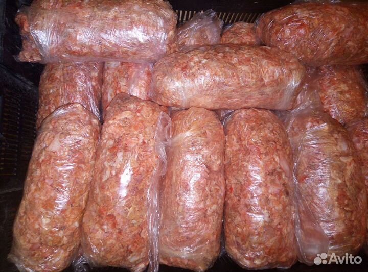 Фарш куринный мясокостный для животных