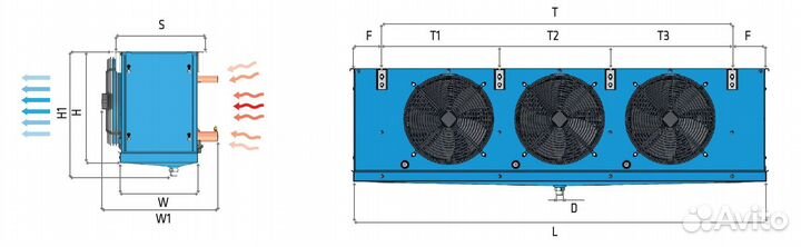 Воздухоохладитель 17,9 кВт FrigoCool DRS 35.32.6
