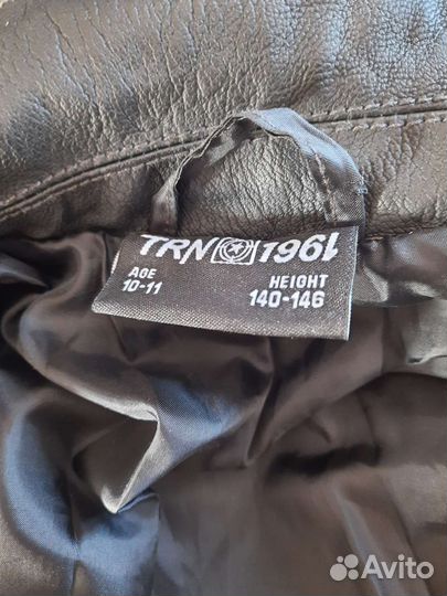 Кожаная куртка косуха детская