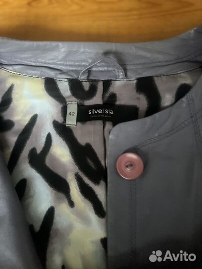 Куртка кожаная женская 42 размер