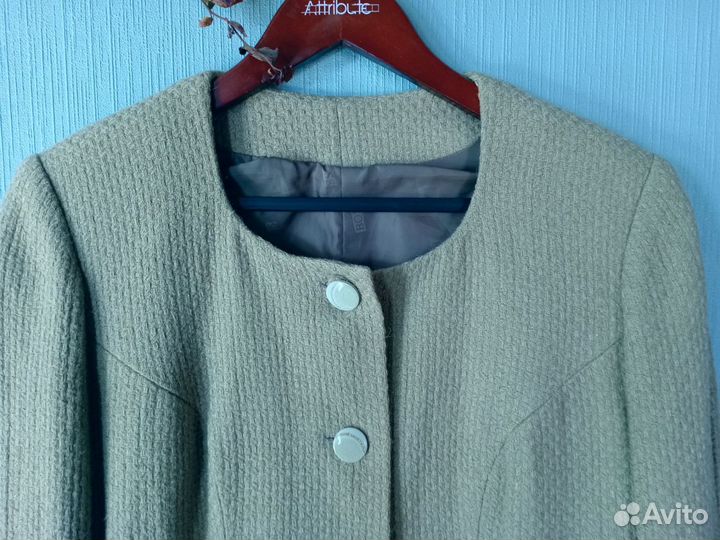 Твидовый пиджак женский 44 46 в стиле Chanel