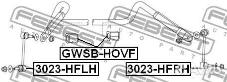 Втулка переднего стабилизатора d25