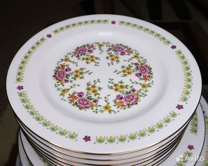 Чайно-столов сервиз Henneberg Германия на 6 персон