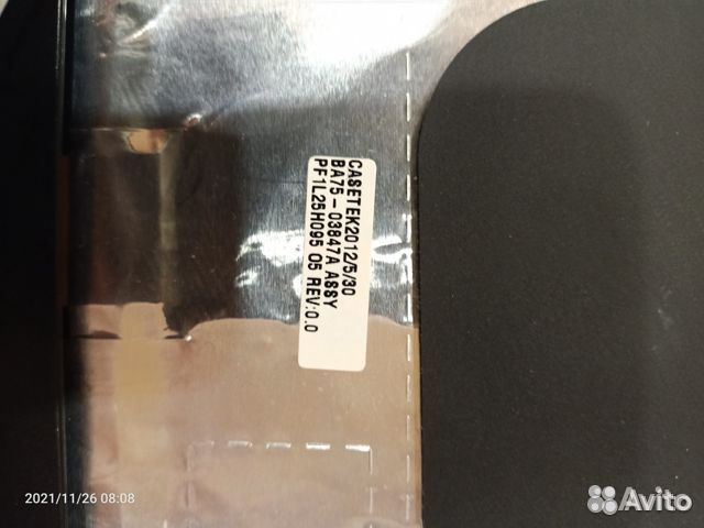 Крышка матрицы с рамкой Samsung NP300