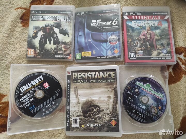 Игровые диски на ps3