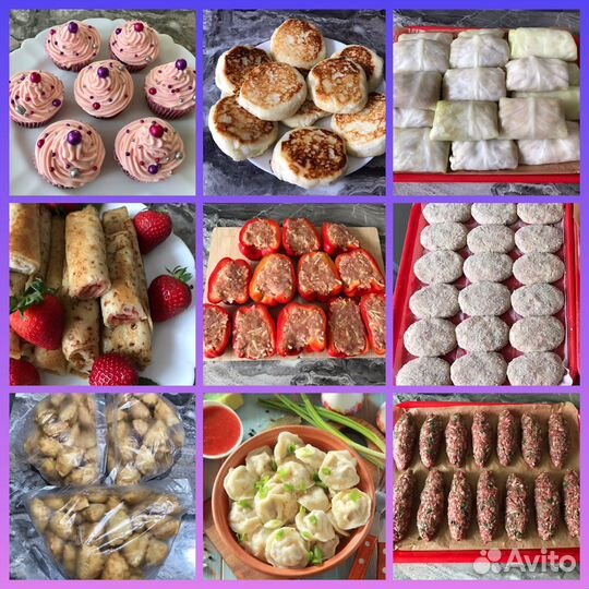 Котлеты, голубцы, перцы, капкейки