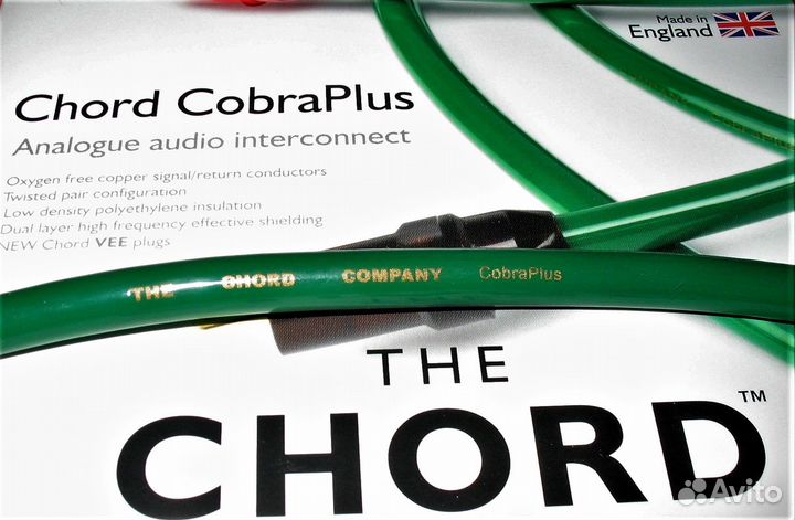 Межблочный кабель Chord Cobra Plus