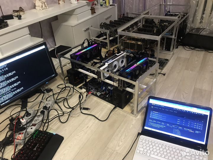 Обслуживание и настройка майнинг ферм