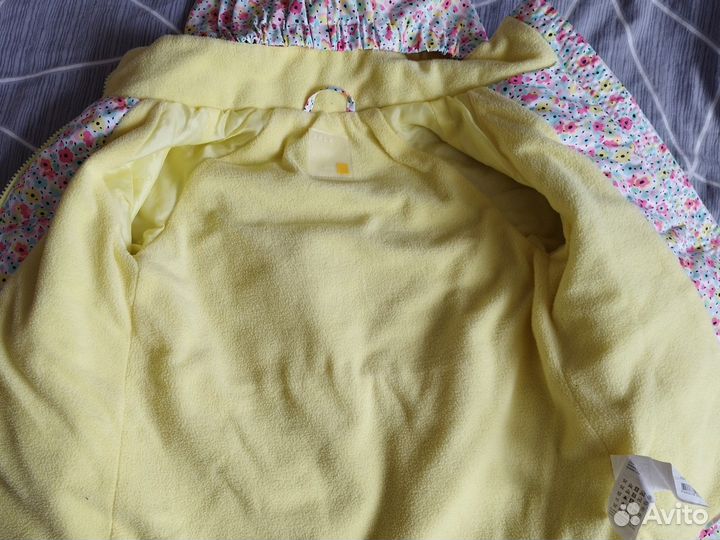 Ветровка для девочки на флисе