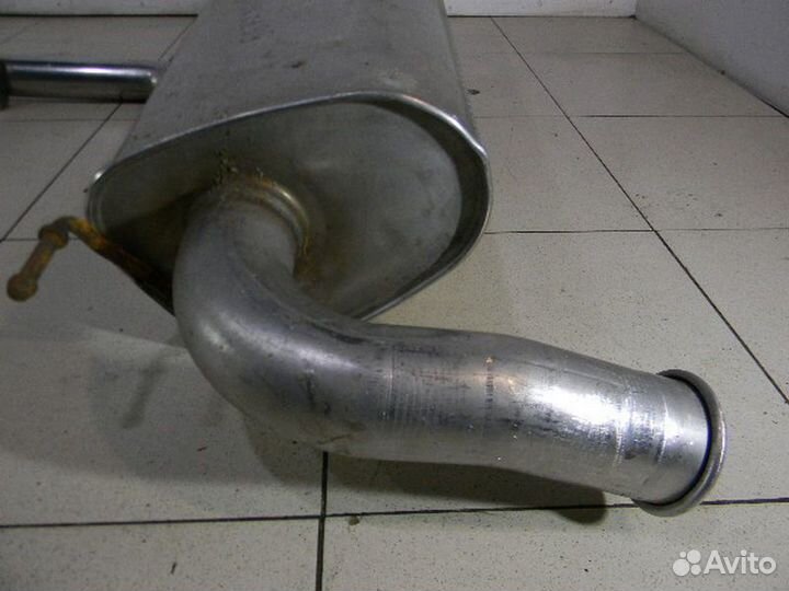 Задняя часть глушителя
