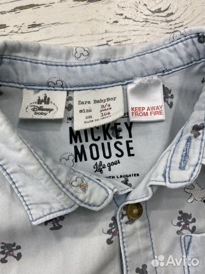 Рубашка на мальчика 104 Zara