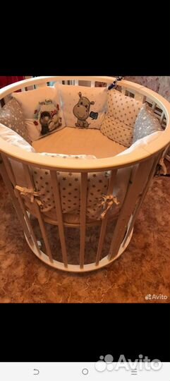 Бортики в детскую кроватку бу