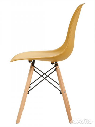 Стул в стиле eames DSW, светло- коричневый, 1 шт