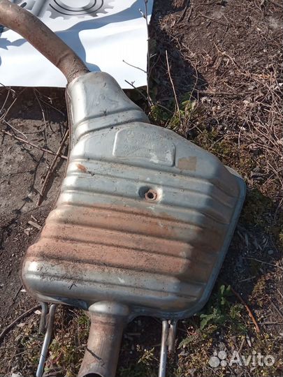 Глушитель задний Мерседес Бенц S-класс W221 М272