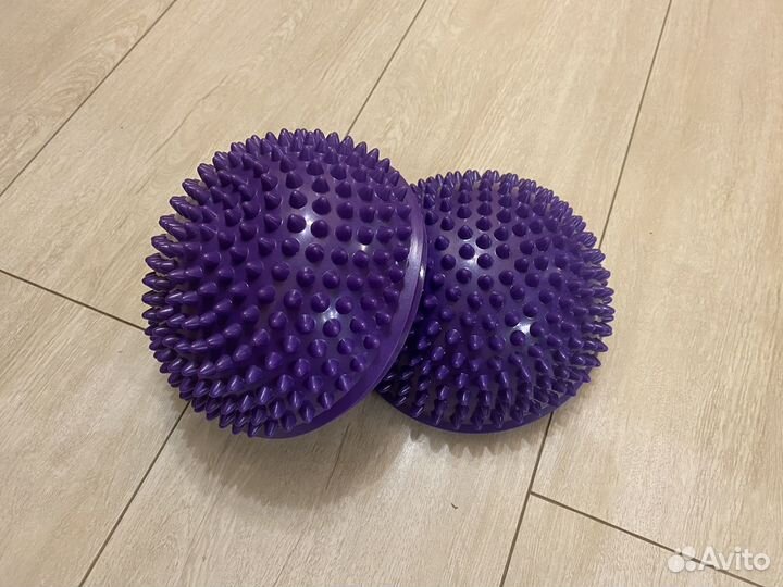 Массажер полусфера фиолетовый 2 шт