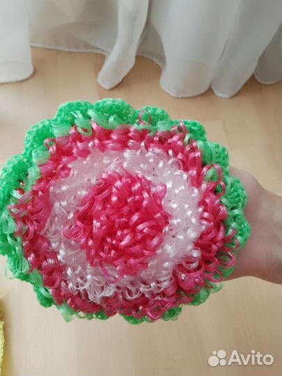 Мочалка ручной работы