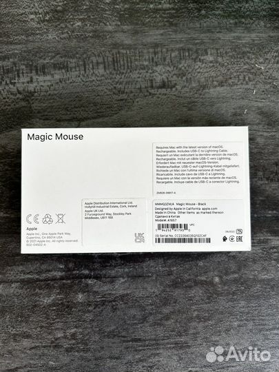 Apple Magic Mouse 3 чёрная