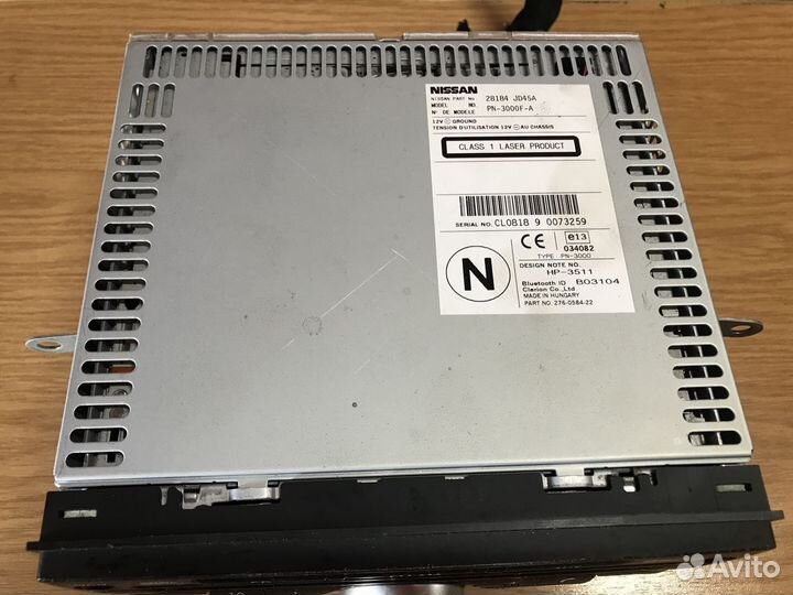 Магнитола Nissan Qashqai