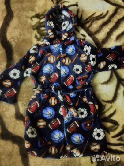 Халат и плавки на мальчика 2-4 года