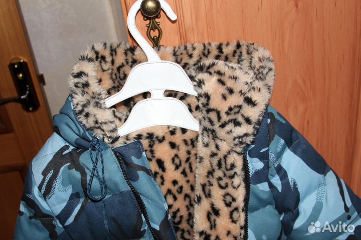 Зимний комбенизон из пуха. Рост 62-74см