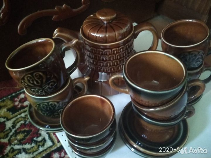 Сервиз чайно-кофейный керамика