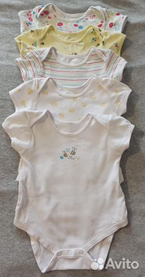 Боди для девочки primark 5 штук 12-18m