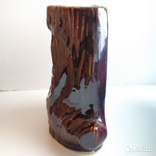 Ваза кашпо Сова керамика СССР