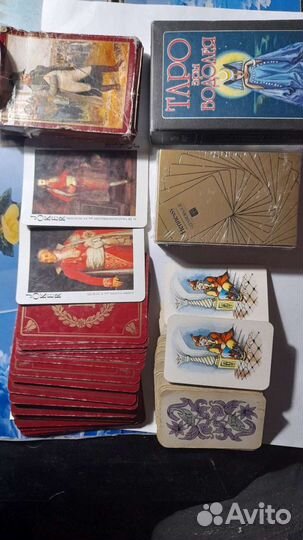 Карты сувенирные б/у 5 комплектов