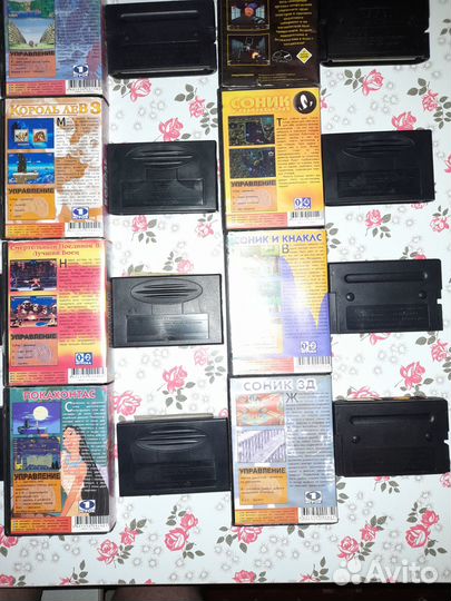 Картриджи Sega MD 