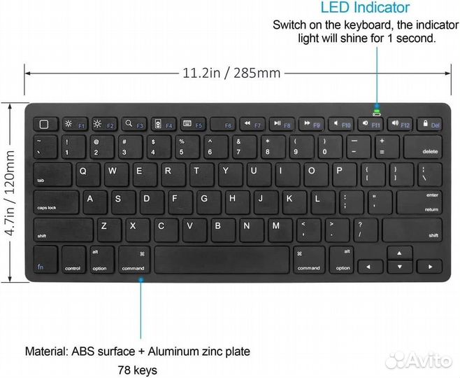 BK3001BA Wireless Keyboard