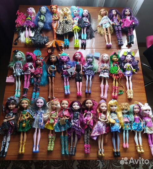 Куклы Monster High, Ever After High и др