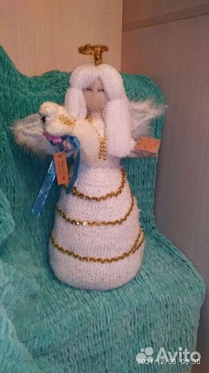 Куклы обереги, бабушка Яга, Домовой, Большой Ангел