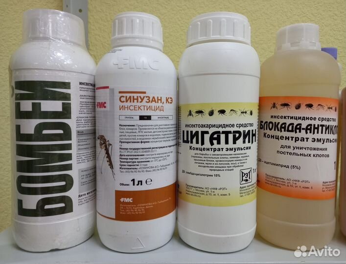 Средства от тараканов, клопов, блох, клещей, мышей