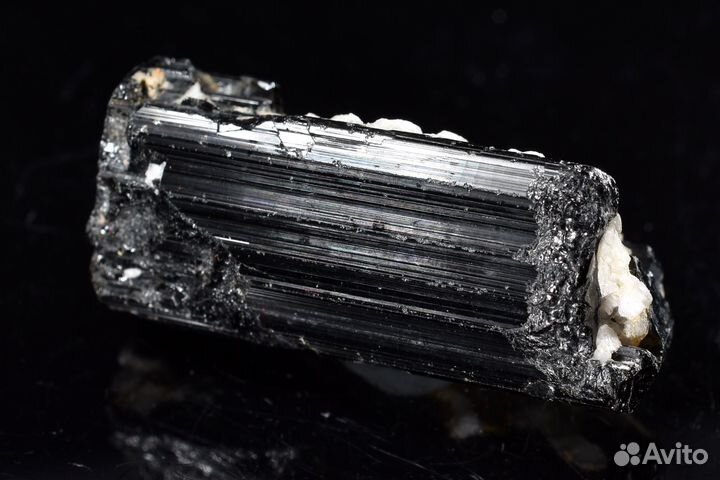 Кристалл. Турмалин (шерл), альбит. Лот №869