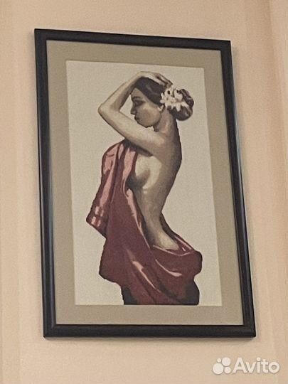 Картина вышитая крестом