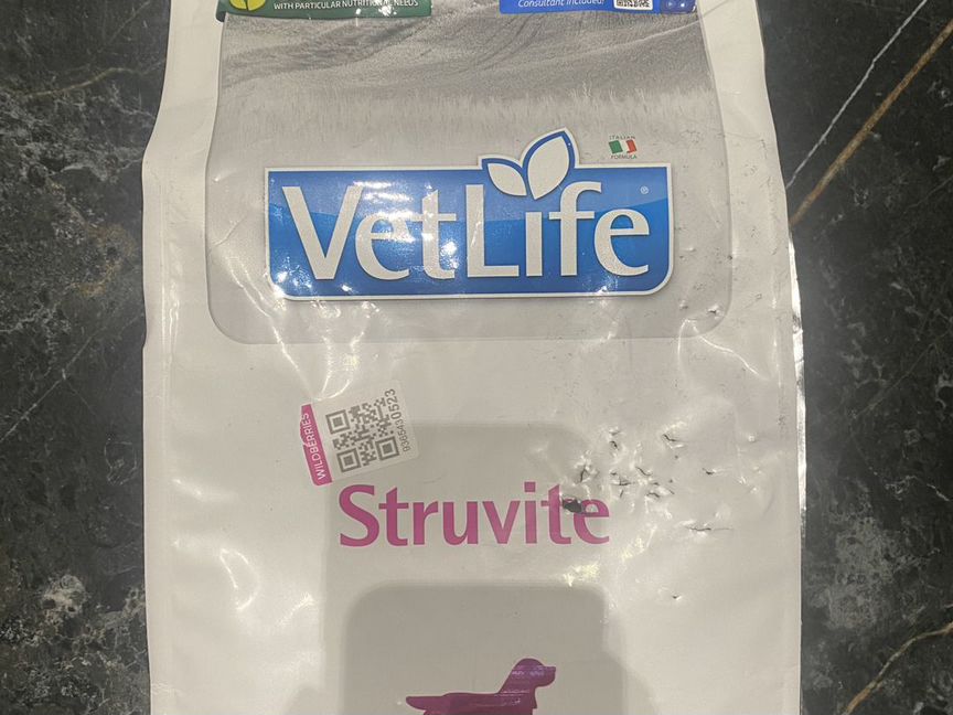 Корм для собак farmina vetlife struvite