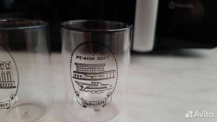 Редкий набор коллекц.рюмок СССР Ульяновск 5 шт