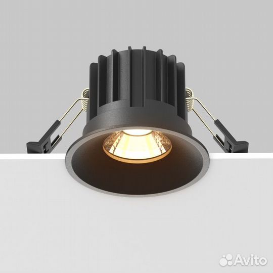 Точечный светильник Round DL058-12W2.7K-B
