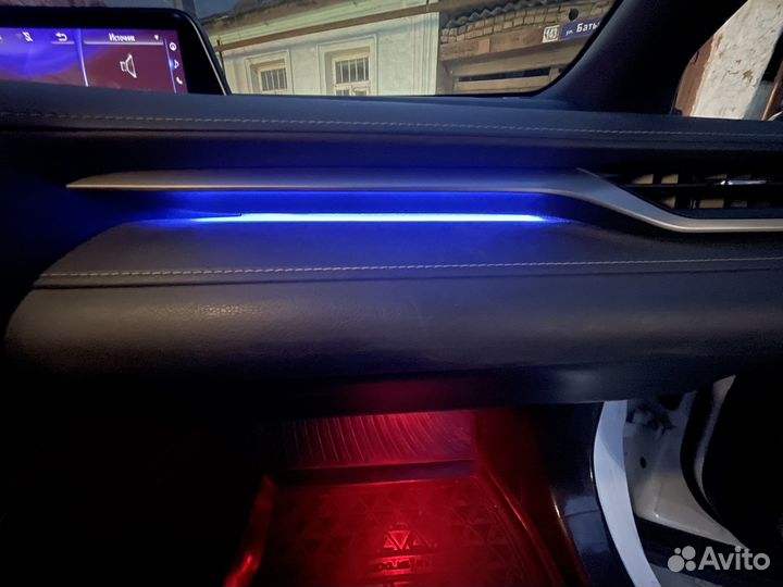 Подсветка салона lexus RX