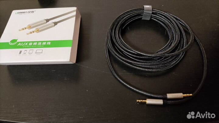 Аудио кабель 3,5 Jack на 3,5 Jack (5м)