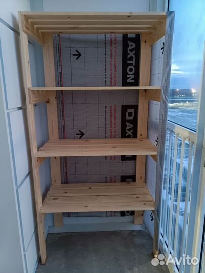 Стеллаж деревянный 200*104*45
