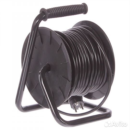 Удлинитель на катушке Защита Про 4 розетки с зазем