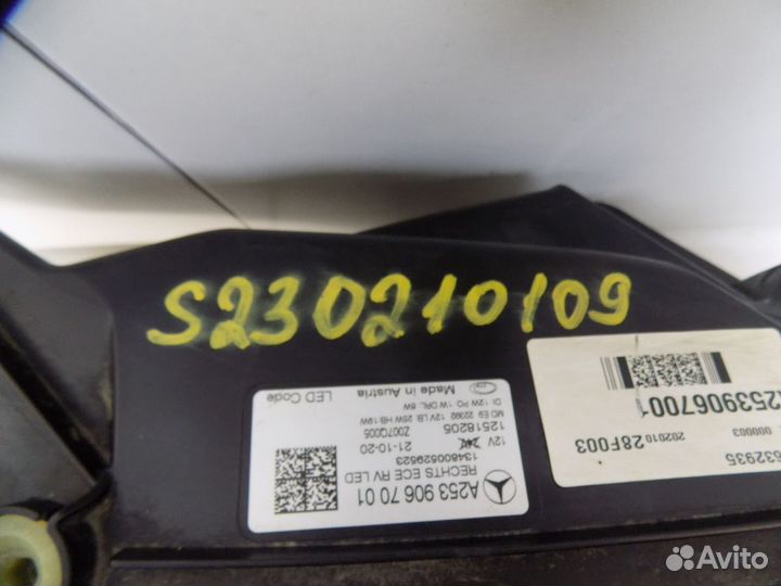 Фара правая Mercedes-Benz GLC