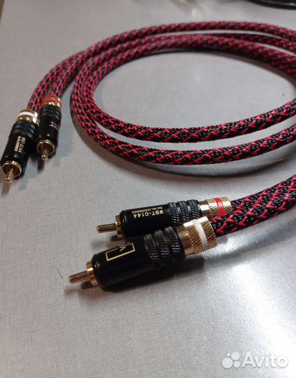 Межблочный кабель 2 rca Canare 1 метр