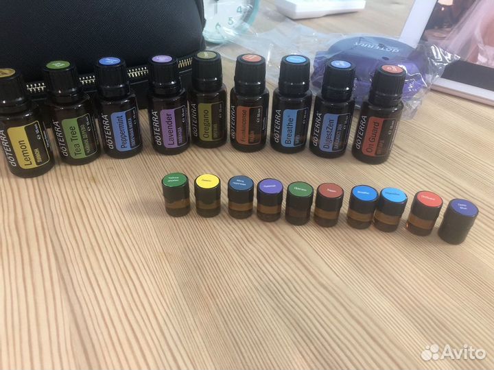 Эфирные масла doterra - мини-набор (по 1 мл)