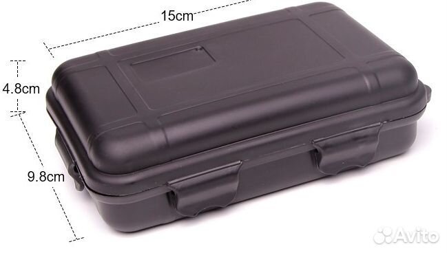 Коробка для хранения, пластиковая, поролон, тату