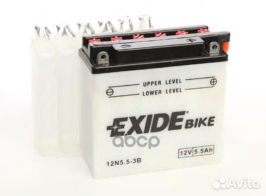 Exide 12N5.5-3B аккумуляторная батарея евро 6A
