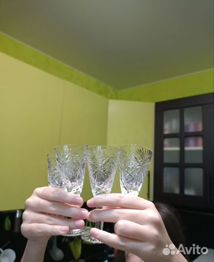 Хрустальные рюмки СССР