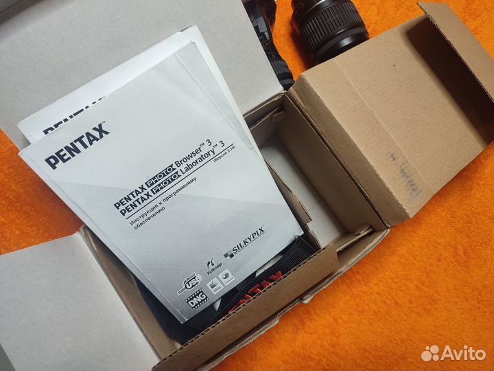 Pentax K100D Super два объектива